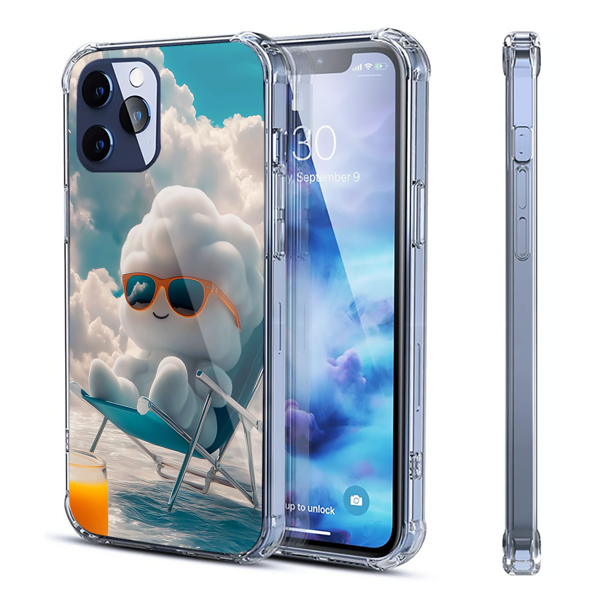（画像用） Angry Birds アングリーバード 【iPhone 12シリーズ対応】透明スマホケース（クリアソフトケース）